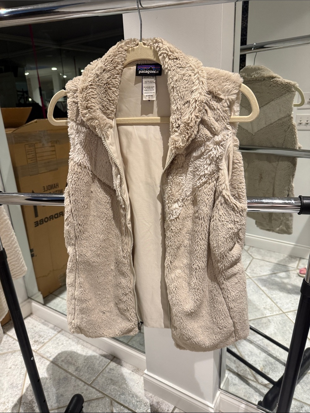 Patagonia Women’s Plush Cream Fleece Vest